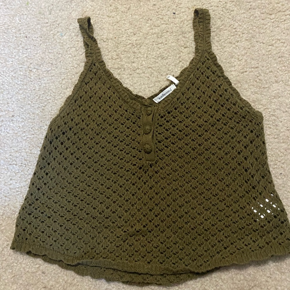 Crochet tank top